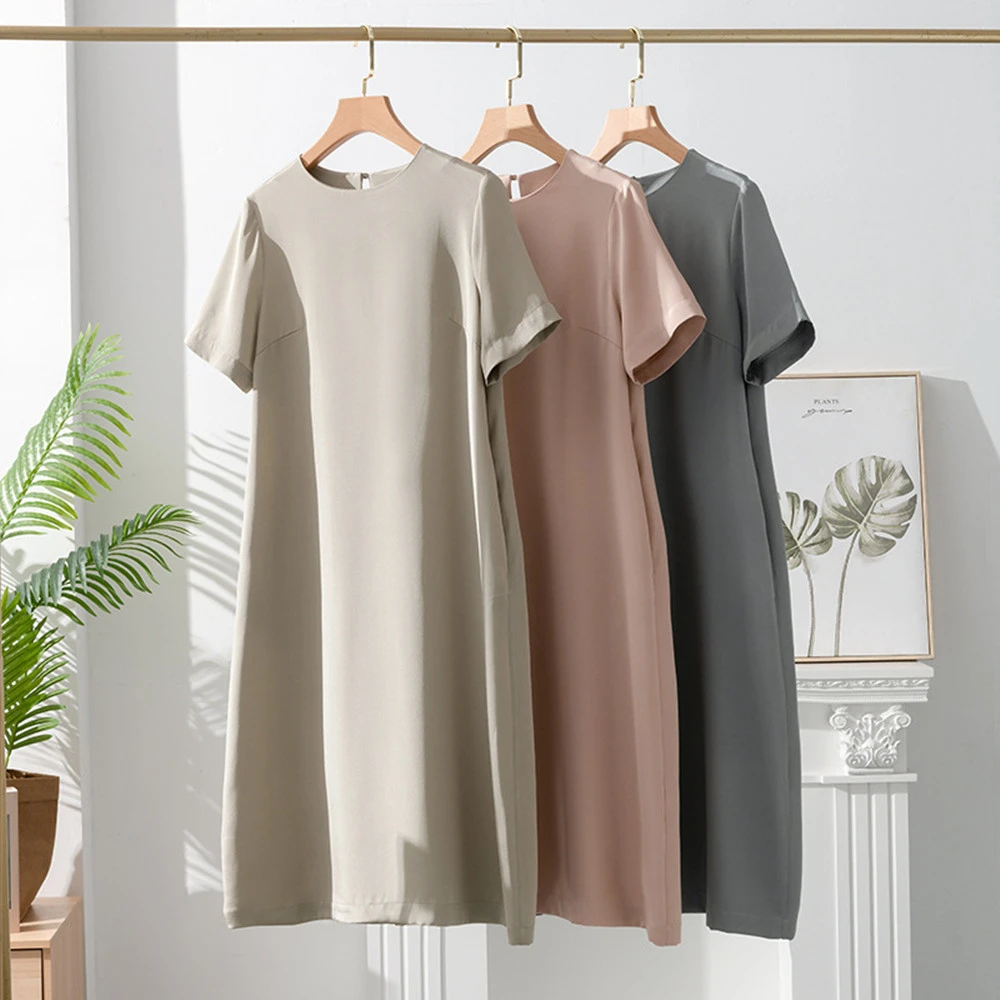 Women's Simple And Creative Silk Dress