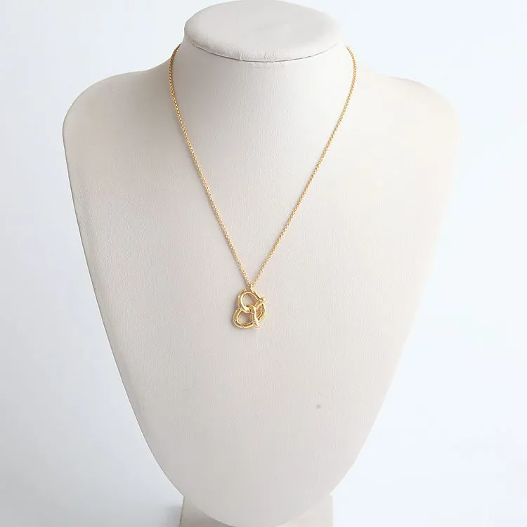 European And American Daily Accessories Gold Simple Necklace Set