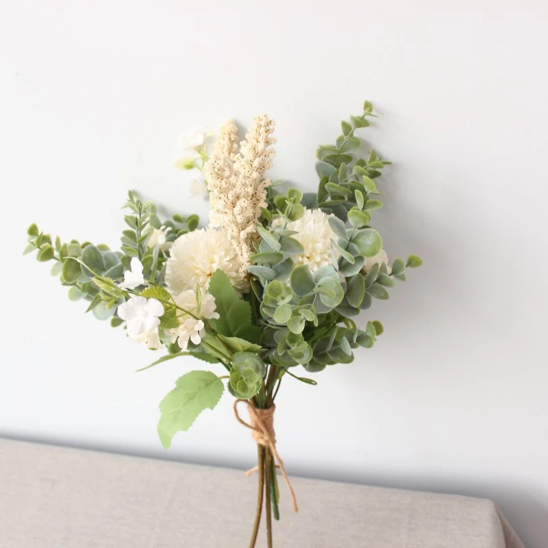 Handwritten Bouquet Decoration Artificial Flower Silk