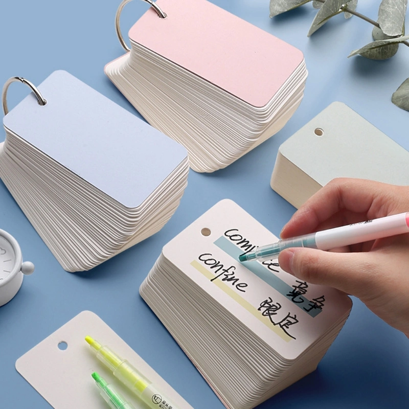 Pinyin Loose-leaf Cardboard Portable Memory Card