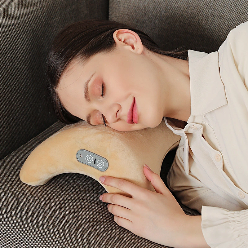 Office Nap Vibrating Massage Hot Compress Pillow