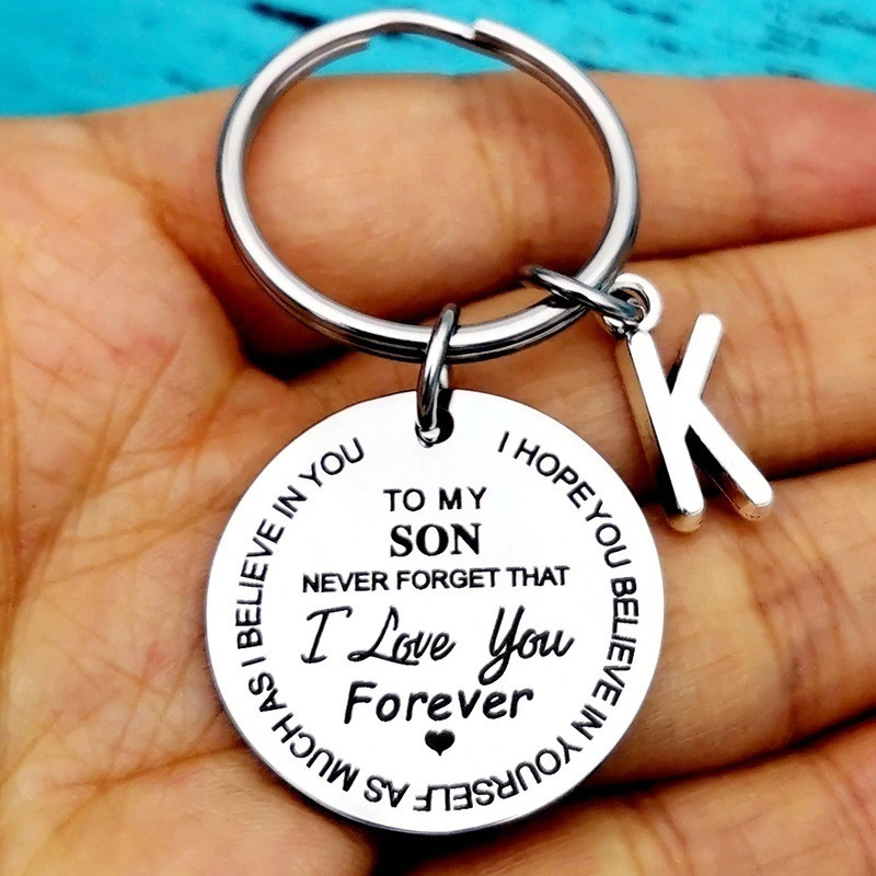 Graduation Holiday Gift Inspirational Keychain 26 Letters