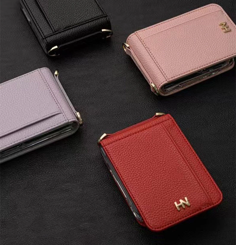 Lychee Pattern Flip Shockproof Fashion Phone Leather Case