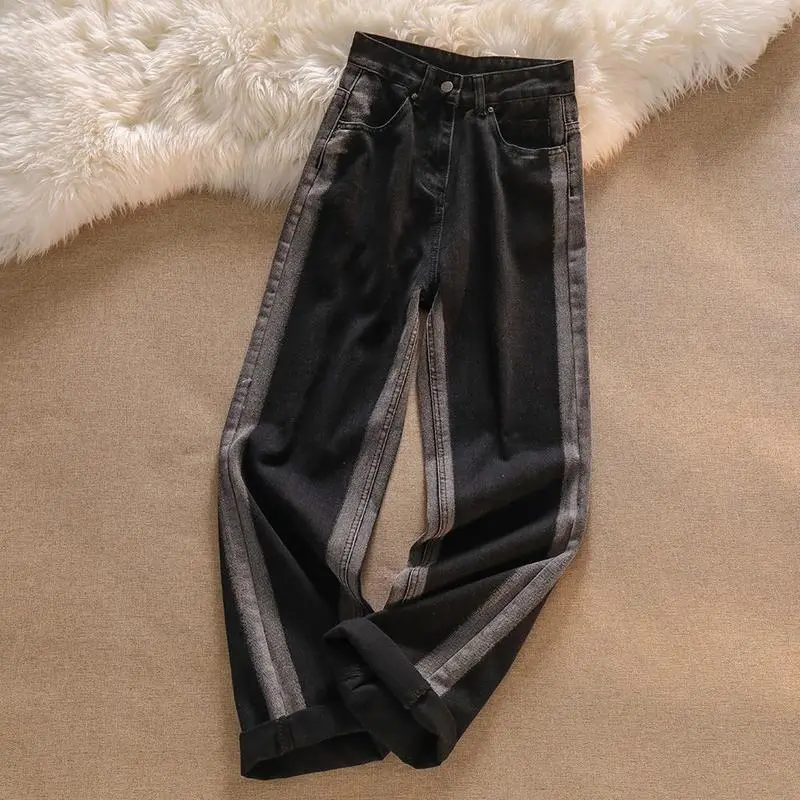 Black Gray Jeans - Size S,M,L,XL