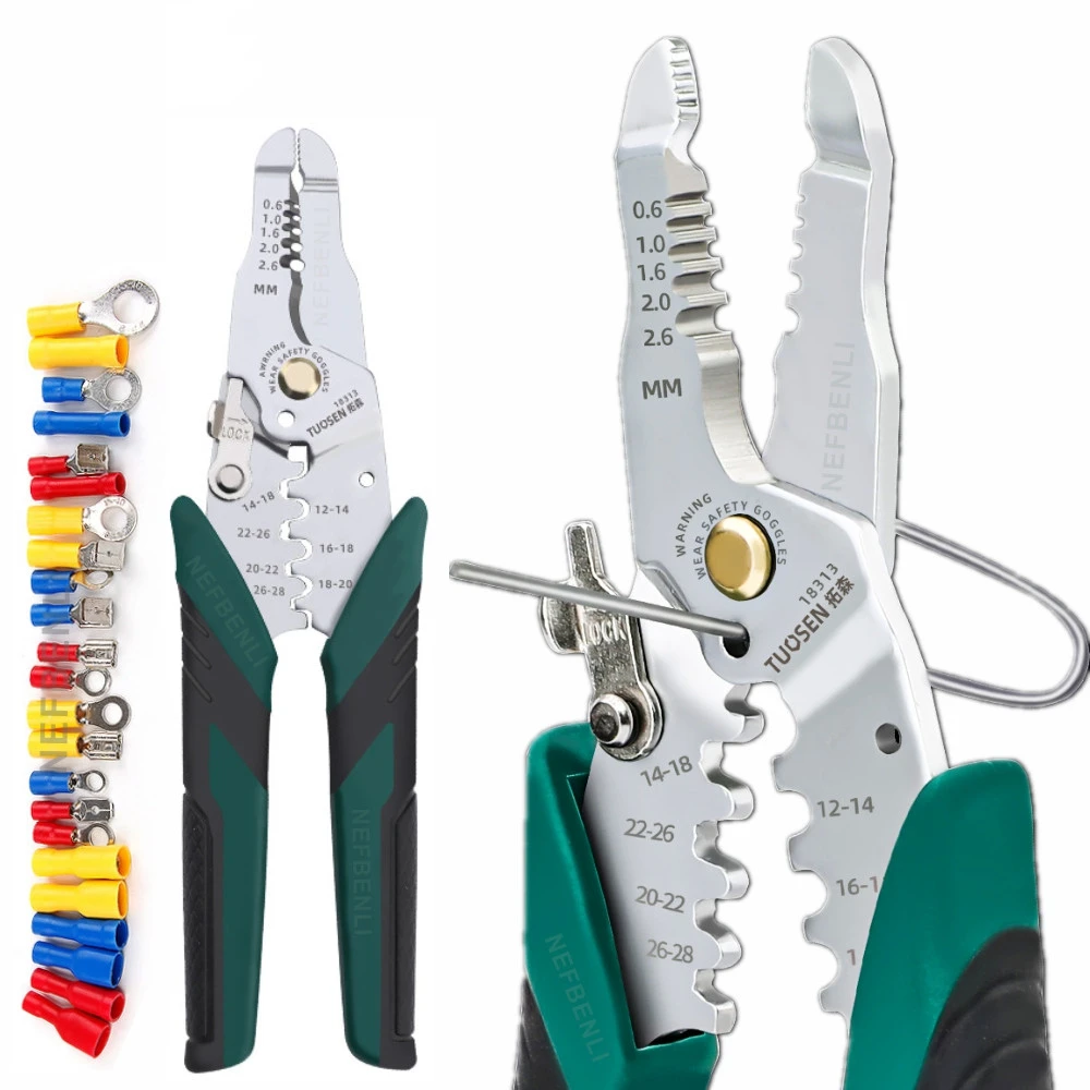 Wire Stripper Multifunctional Electrician Pliers Stainless Iron