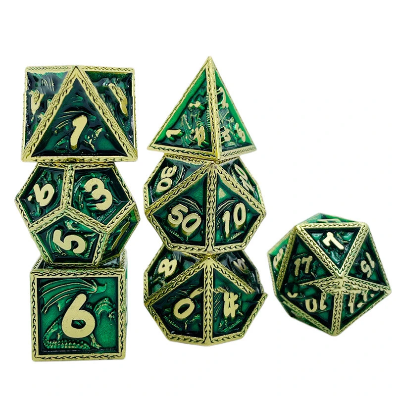 Game TRPG Series Crusus Faceted Metal Dice