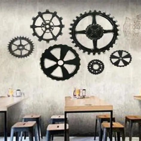 Restaurant Bar Shop Metal Personality Wall