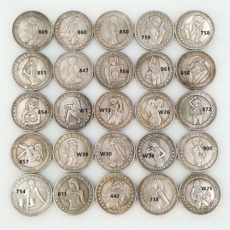Antique Silver Coins Morgan Hobo  Crafts