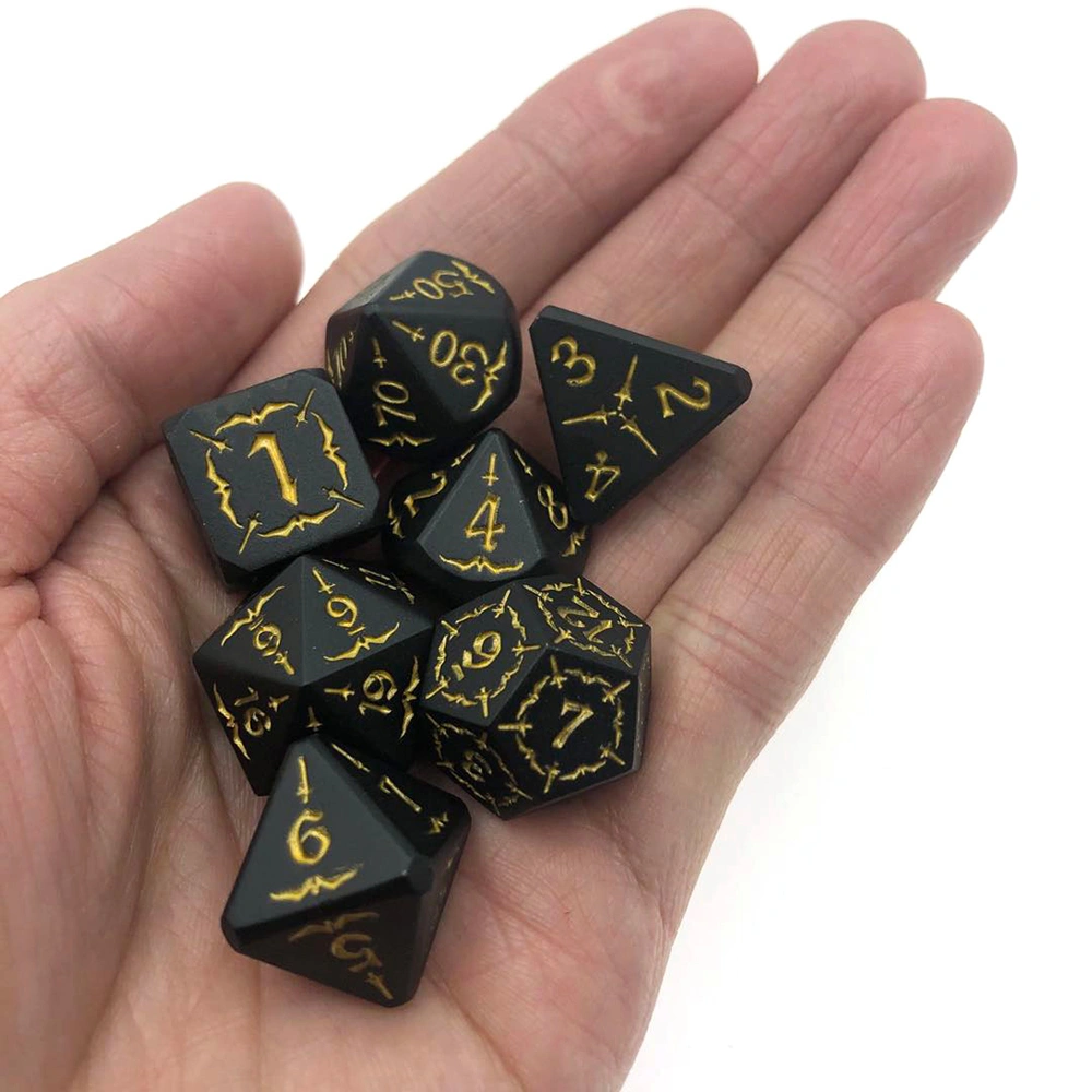 Simple And Creative Metal Digital Dice Set