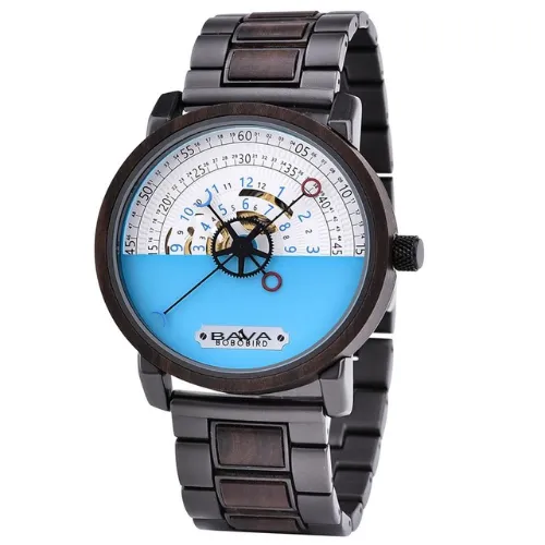 Hand Mounted Automatic Water Proof Wooden Watch