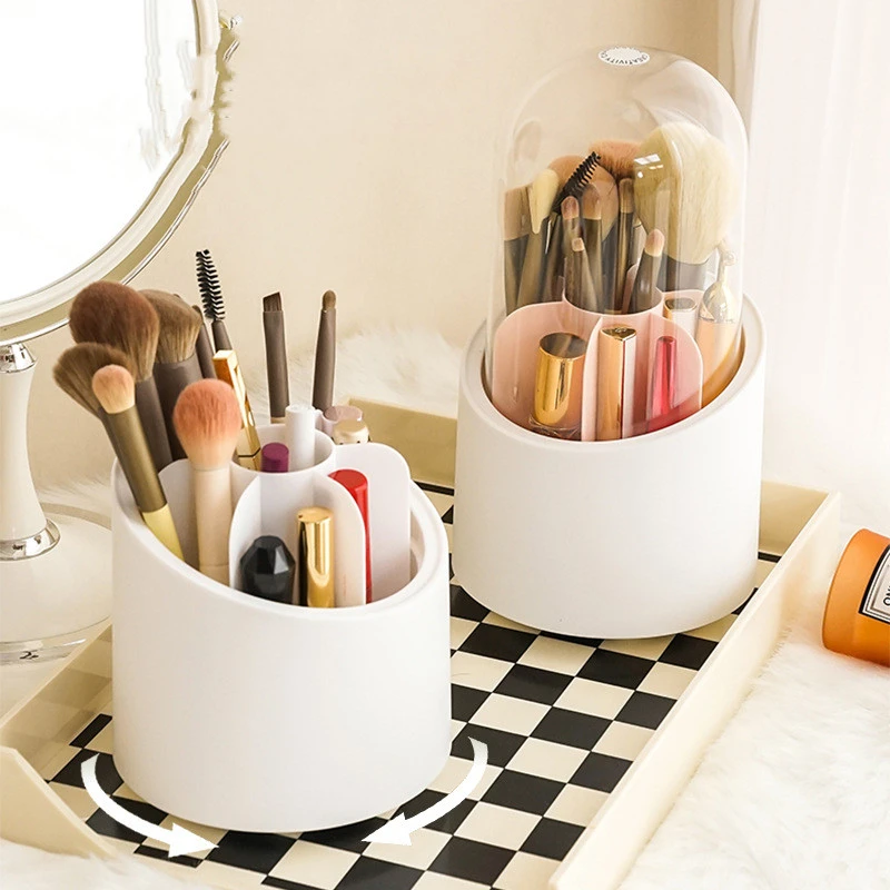 Creative Storage Rotatable Dust-proof Eye Shadow Brush Box