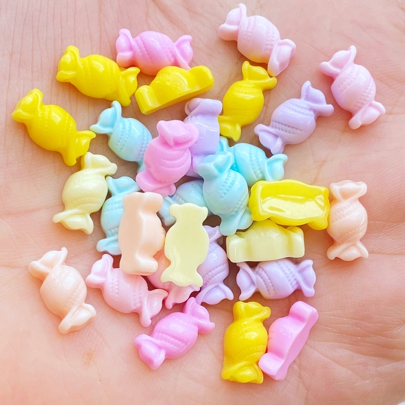 50pcs New Cute Resin Mini Little Candy Flat Back Cabochon