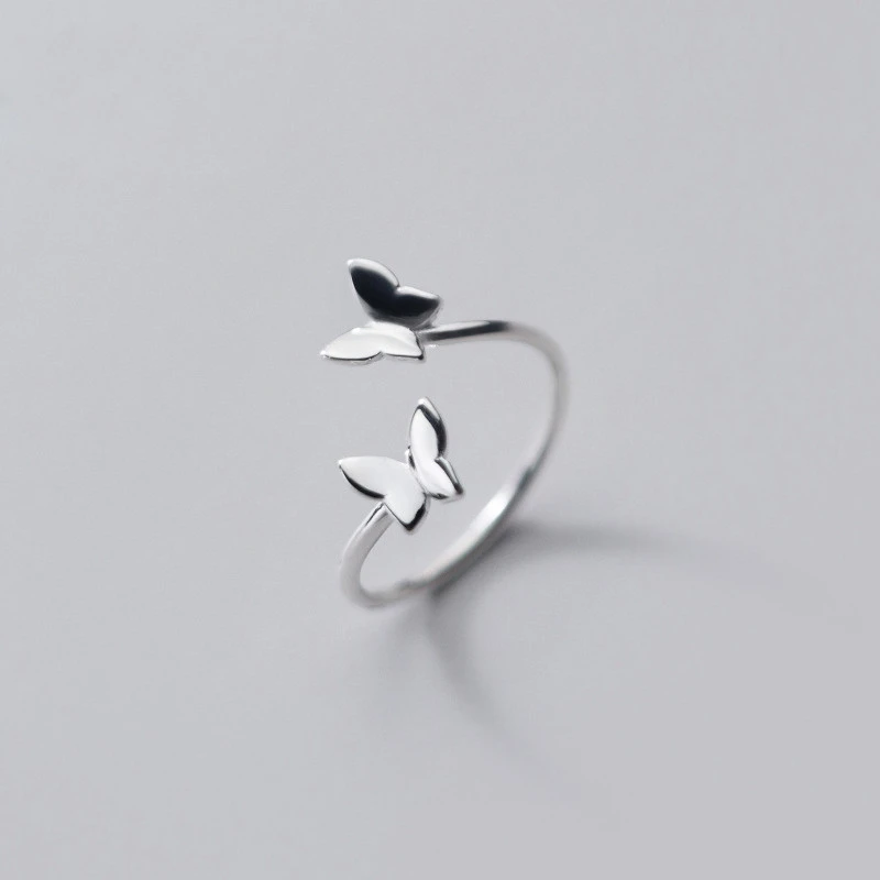 Women's Korean Style Simple S925 Silver Ring