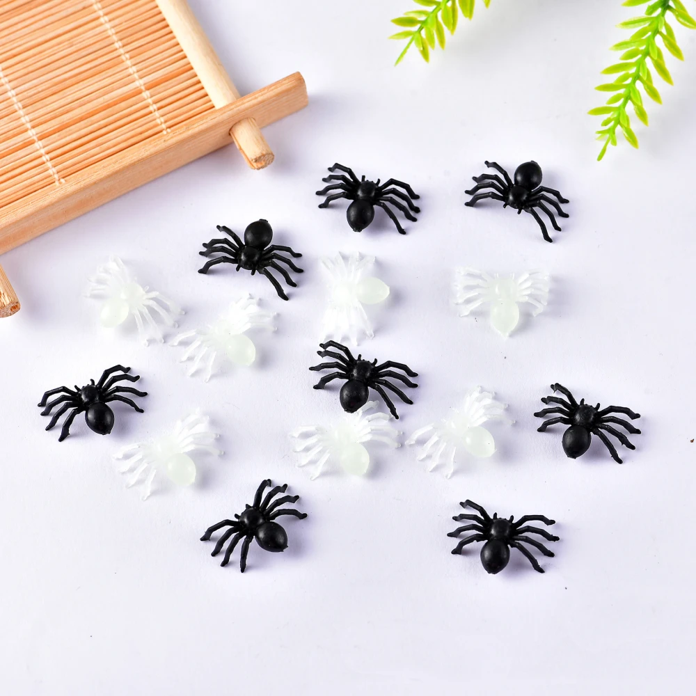 Small Toy Black Spider Halloween Plastic Toy