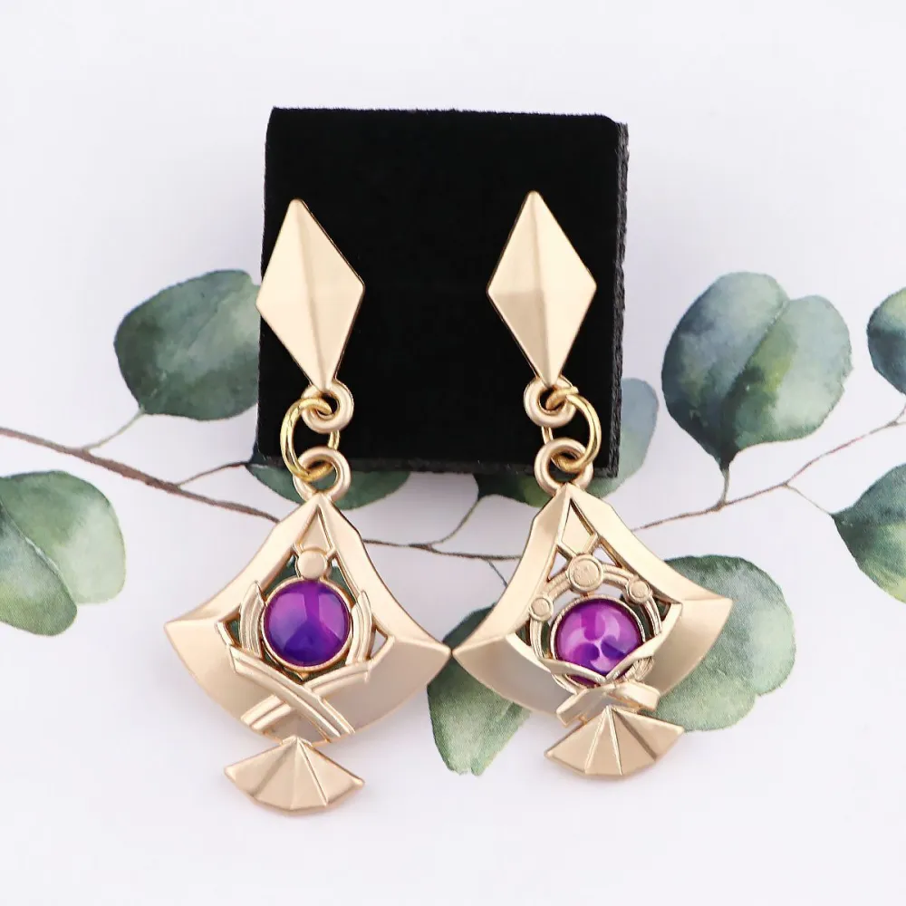 Cartoon Alloy Earrings Unisex Geometric Type