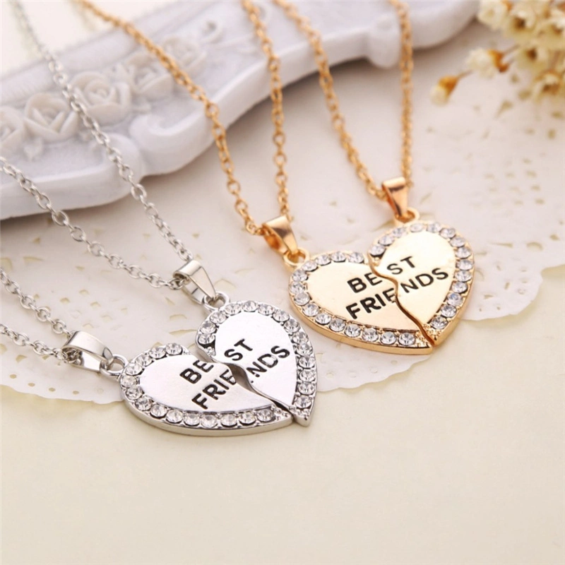 Stitching love necklace pendant