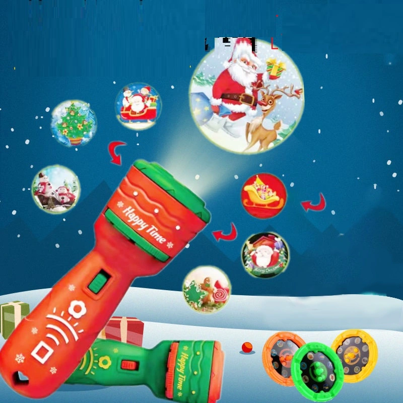 Children's Gift Christmas Projection Flashlight Toy