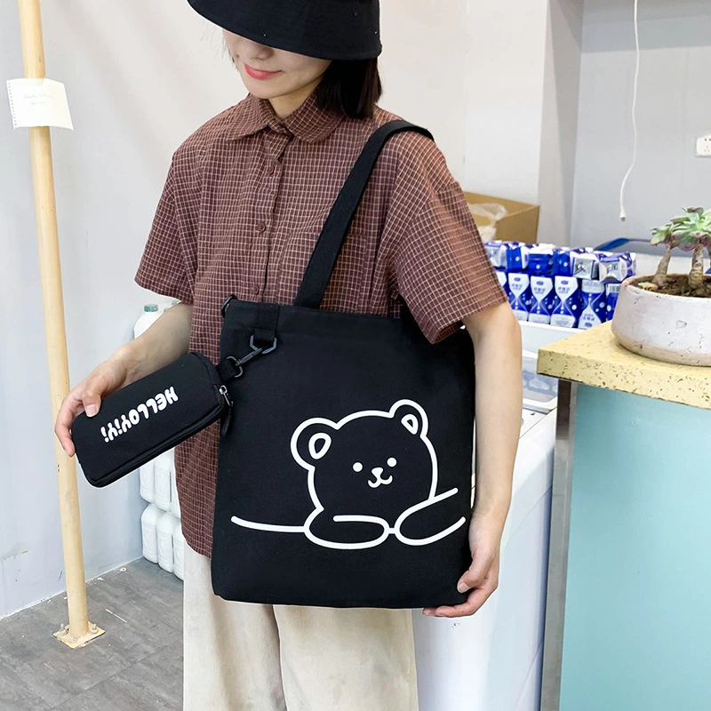 Children's Fashion Casual Canvas Diagonal Bag