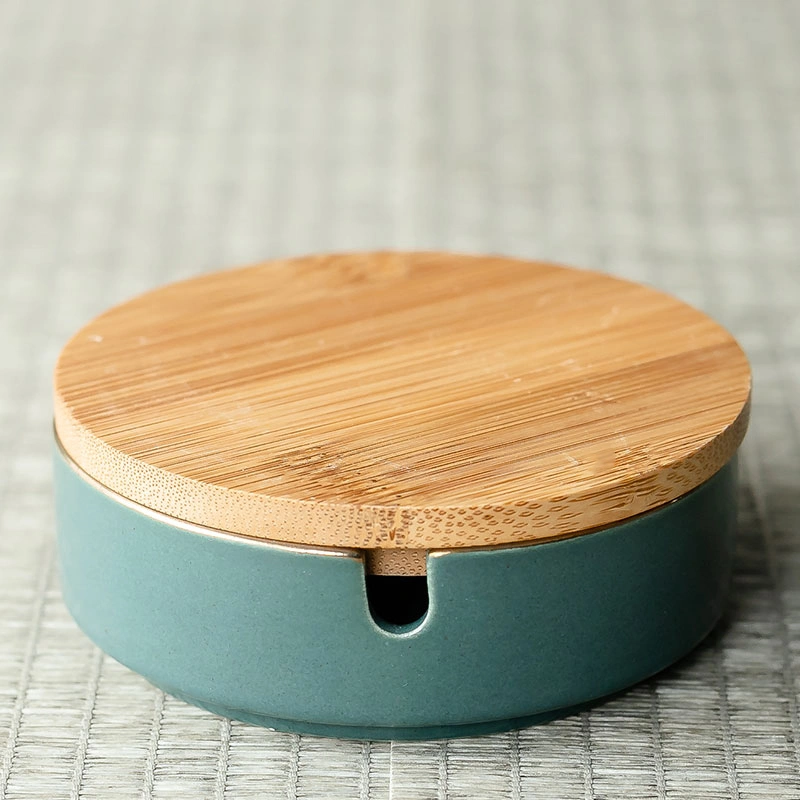 Simple Ashtray Household Large Ceramic Ashtray With Lid