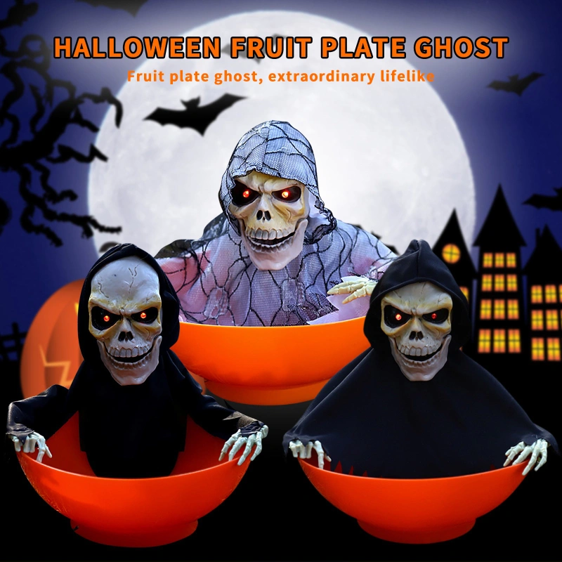 Tricky And Funny Fruit Plate Ghost Glow With Music