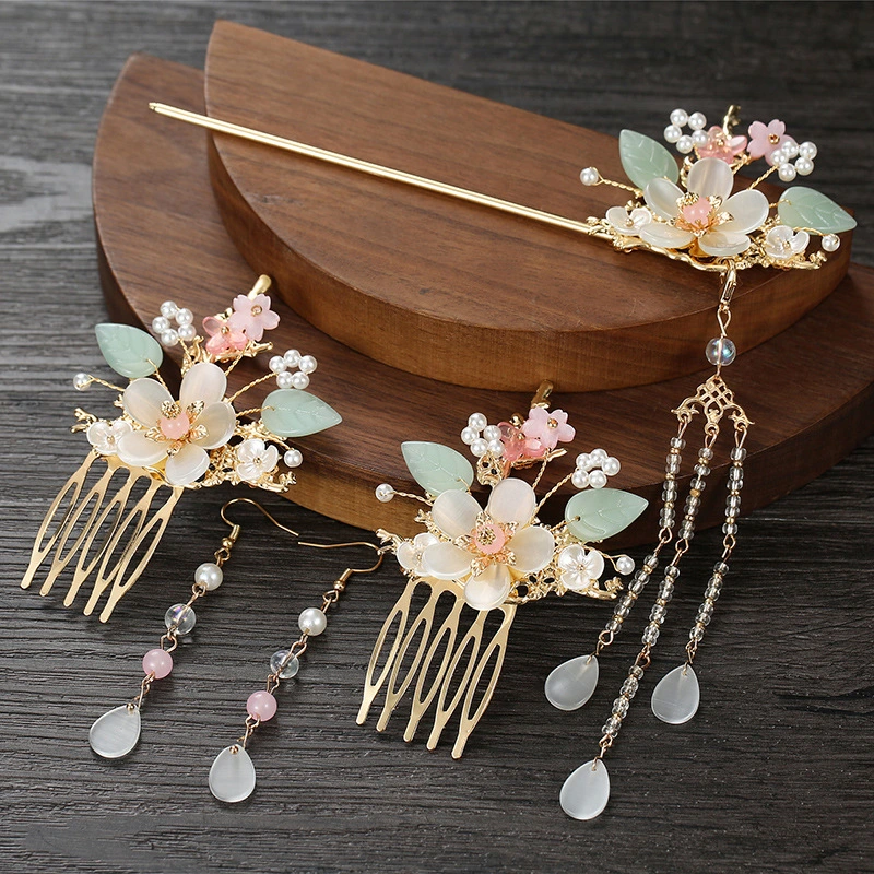 Hanfu Headdress Women's Super Fairy Ancient Style Hair Accessories Tassel