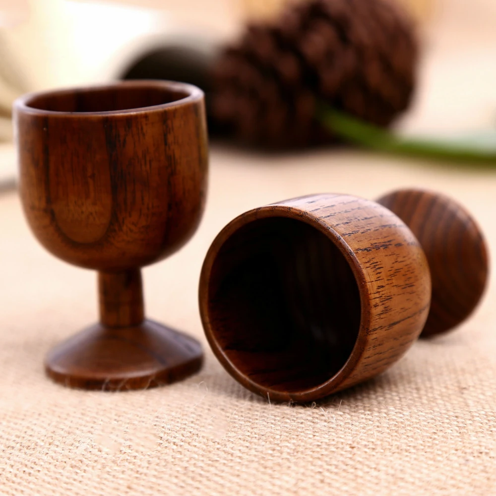 Fashion And Exquisite Creative Solid Wood Cup