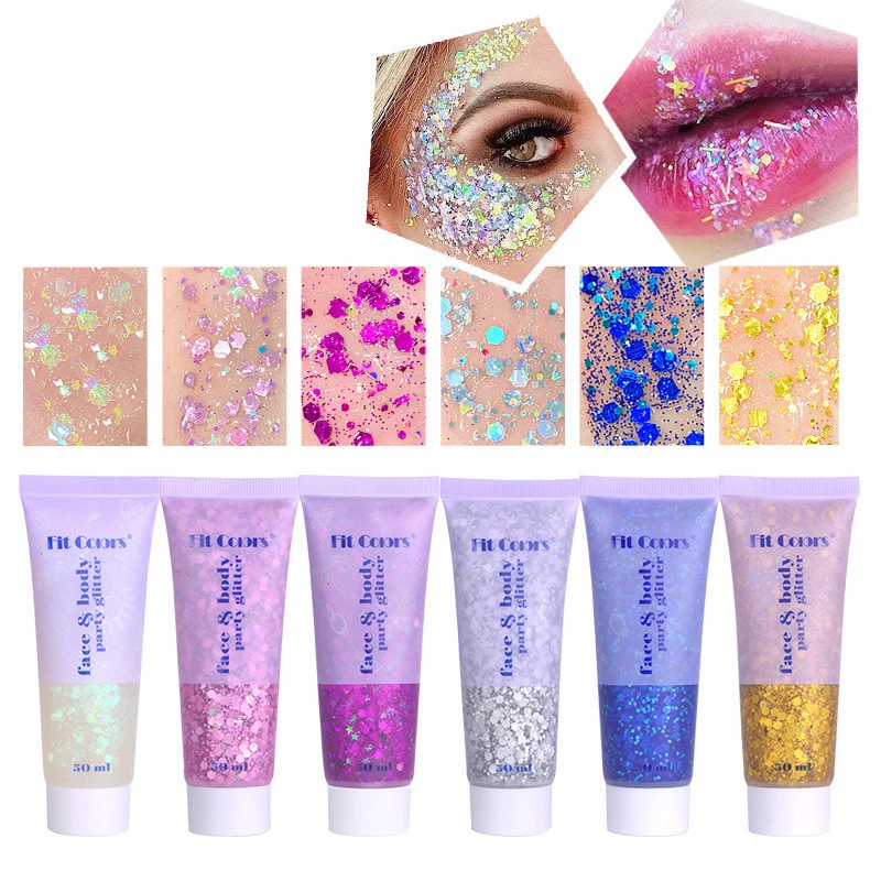 Mermaid Scales Face Body Lip Glitter Eyeshadow Glitter Polarized Light