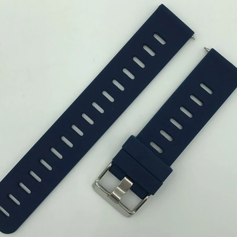 Pure Color Silicone Strap For Smart Watch