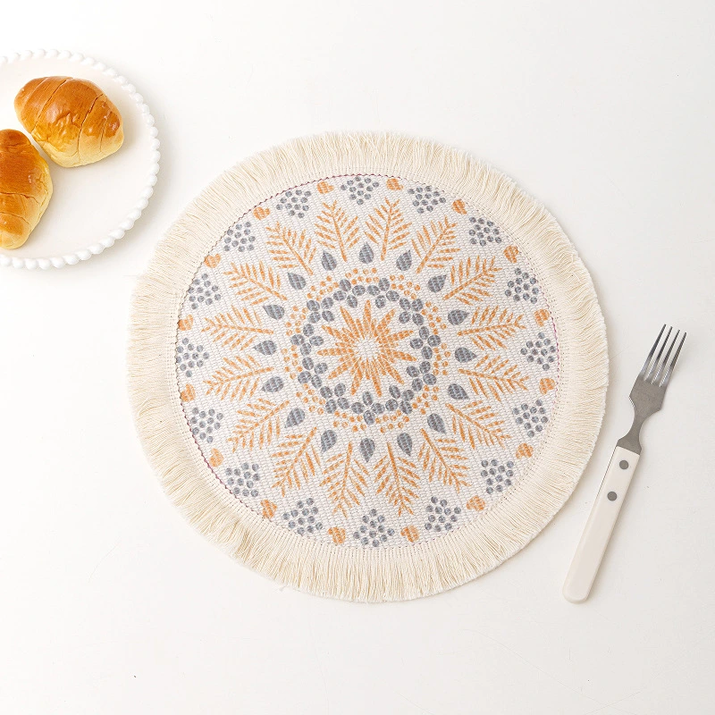 Bohemian Mandala Cotton Placemat Nordic Fabric