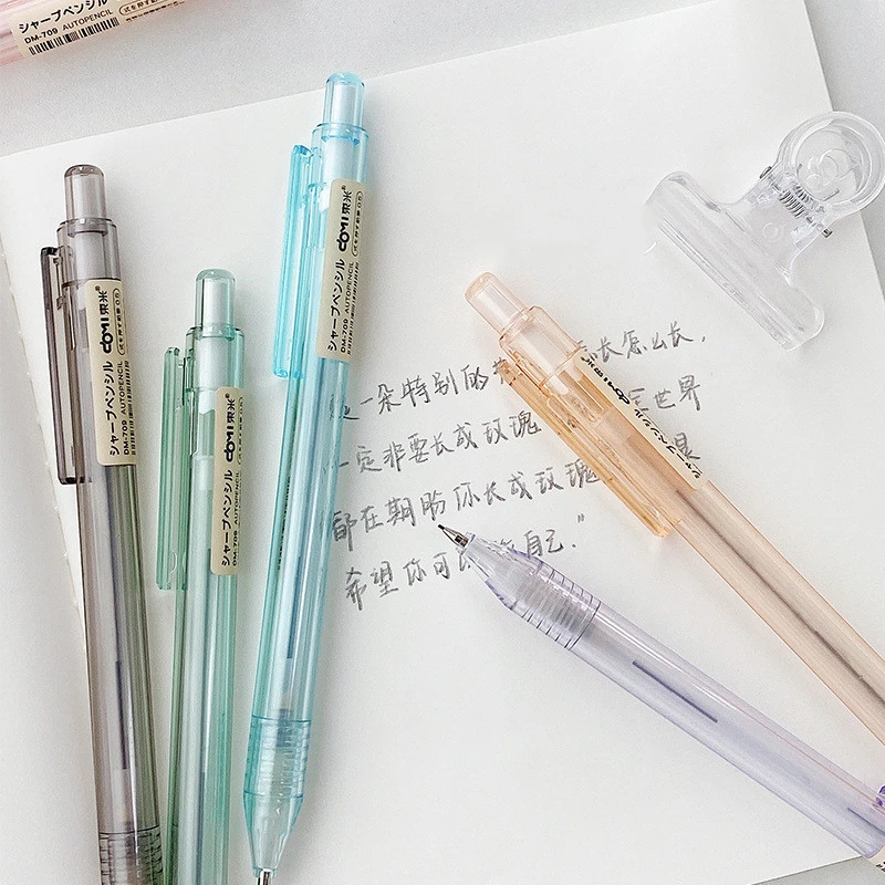 Students Draw Translucent Push-free Mechanical Pencils