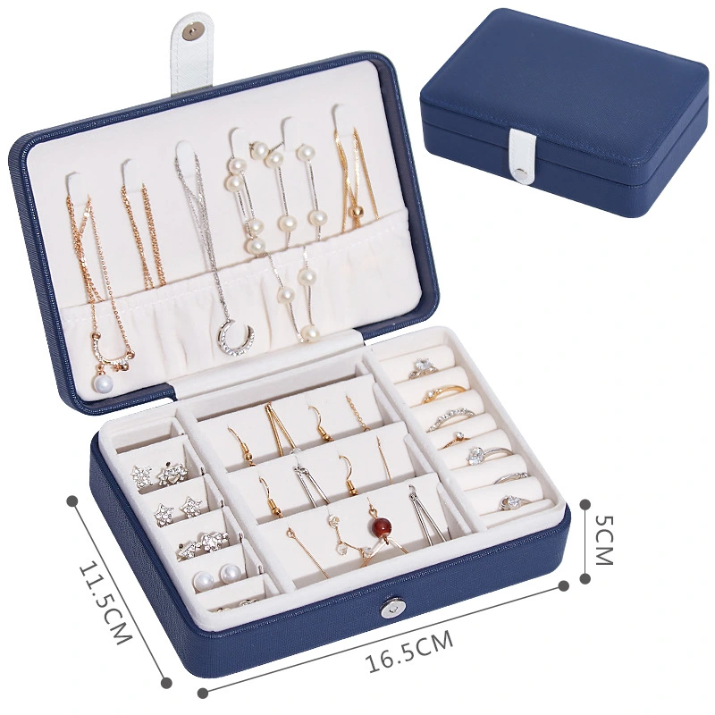 Simple Stud Jewelry Box Ring Earrings Storage