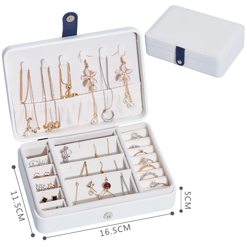 Simple Stud Jewelry Box Ring Earrings Storage