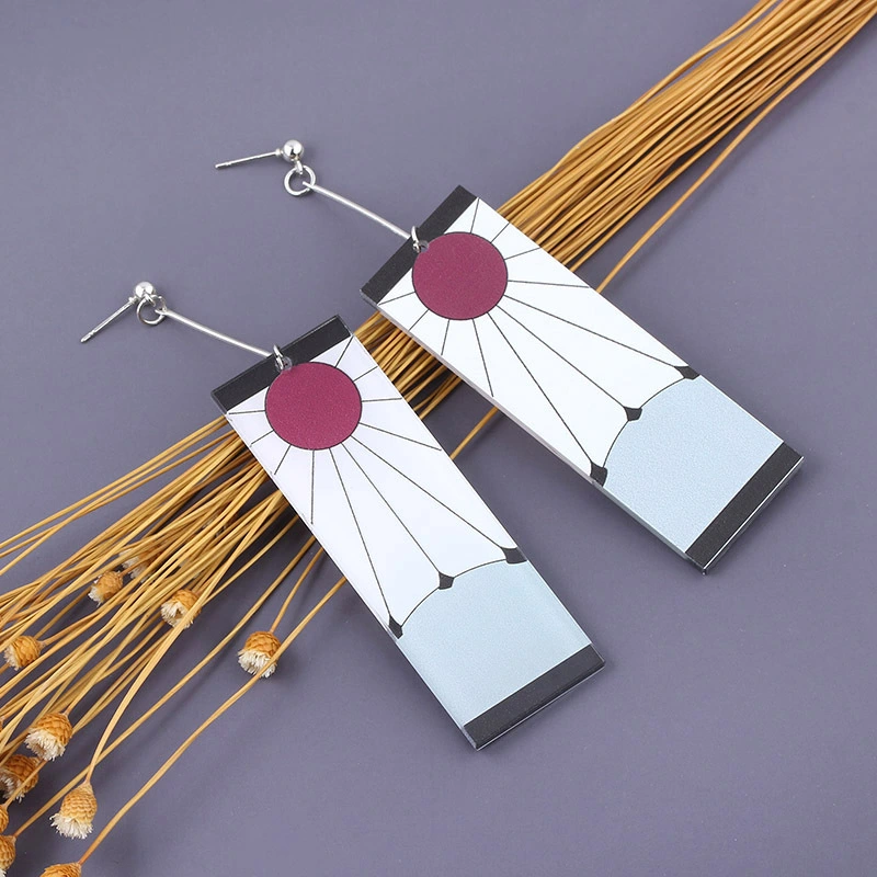 Men's And Women's Fashionable Temperament Acrylic Earrings