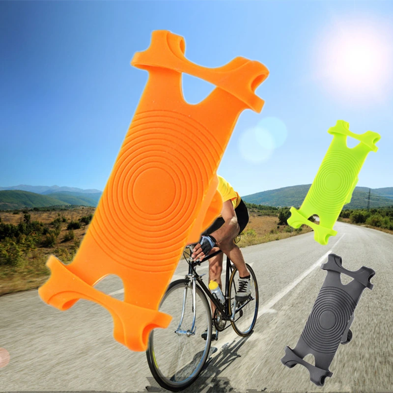 Creative Bicycle Mobile Phone Navigation Bracket Mountain Bike Silica Gel Mobile Phone Holder Cycling Fixture