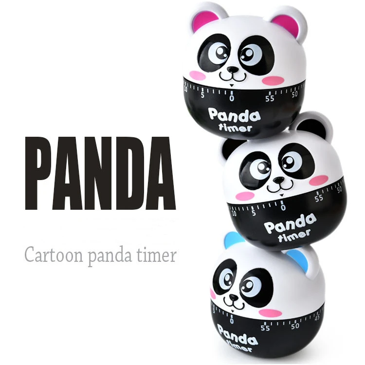 Holiday Gift Plastic Cartoon Panda Timer