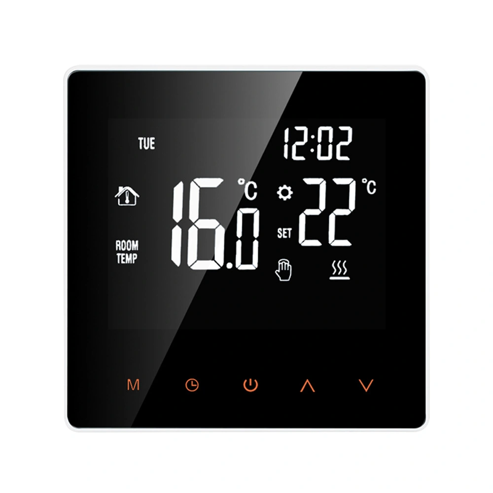 LCD Touch Screen Cycle Programming Water Floor Heating Electric Heating Wall-Hung Boiler Intelligent Thermostat