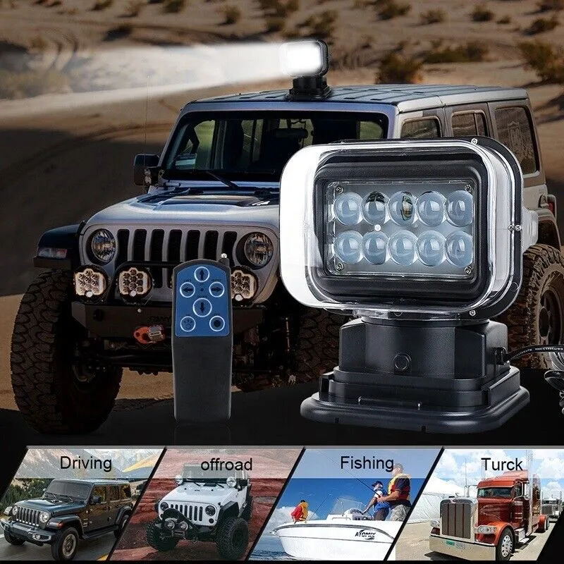 Car Wireless Remote Control Search Searchlight LED Modification