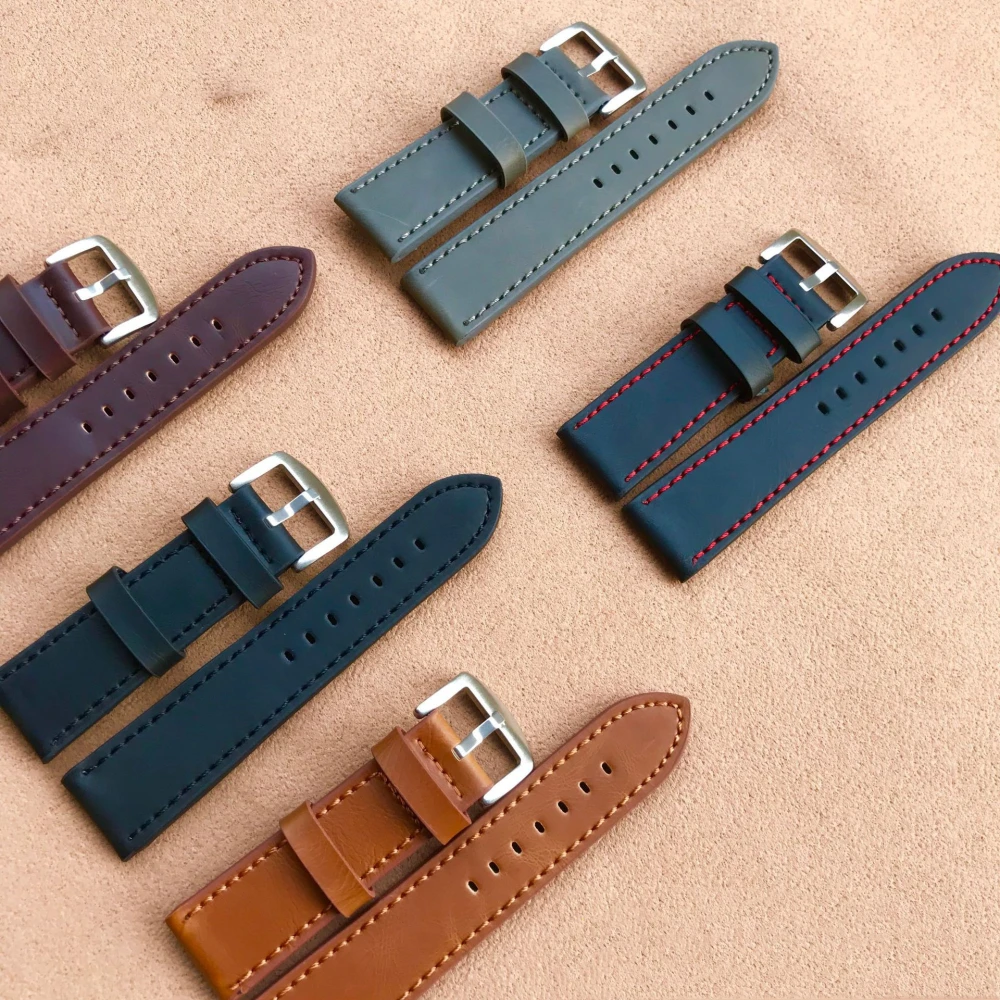 Stylish Simple Genuine Leather Universal Cut-Edge Strap