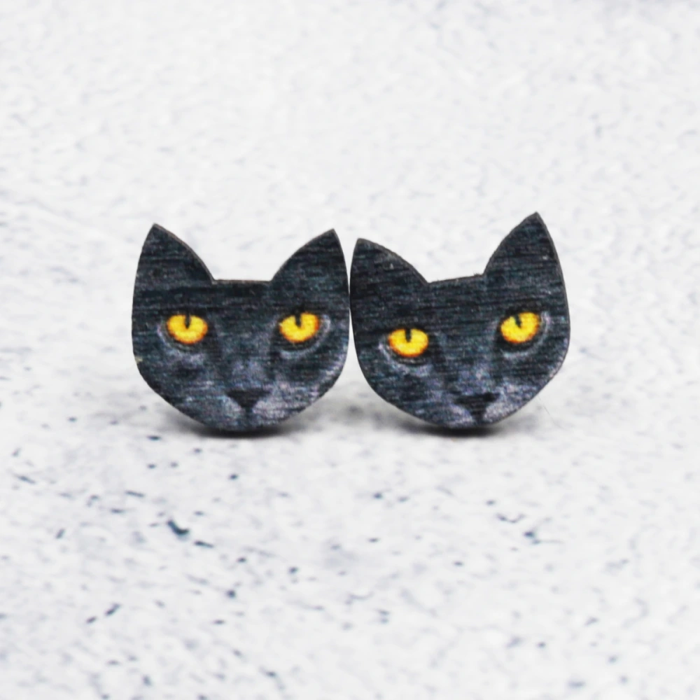 Fashion Personality Horror Halloween Bat Stud Earrings