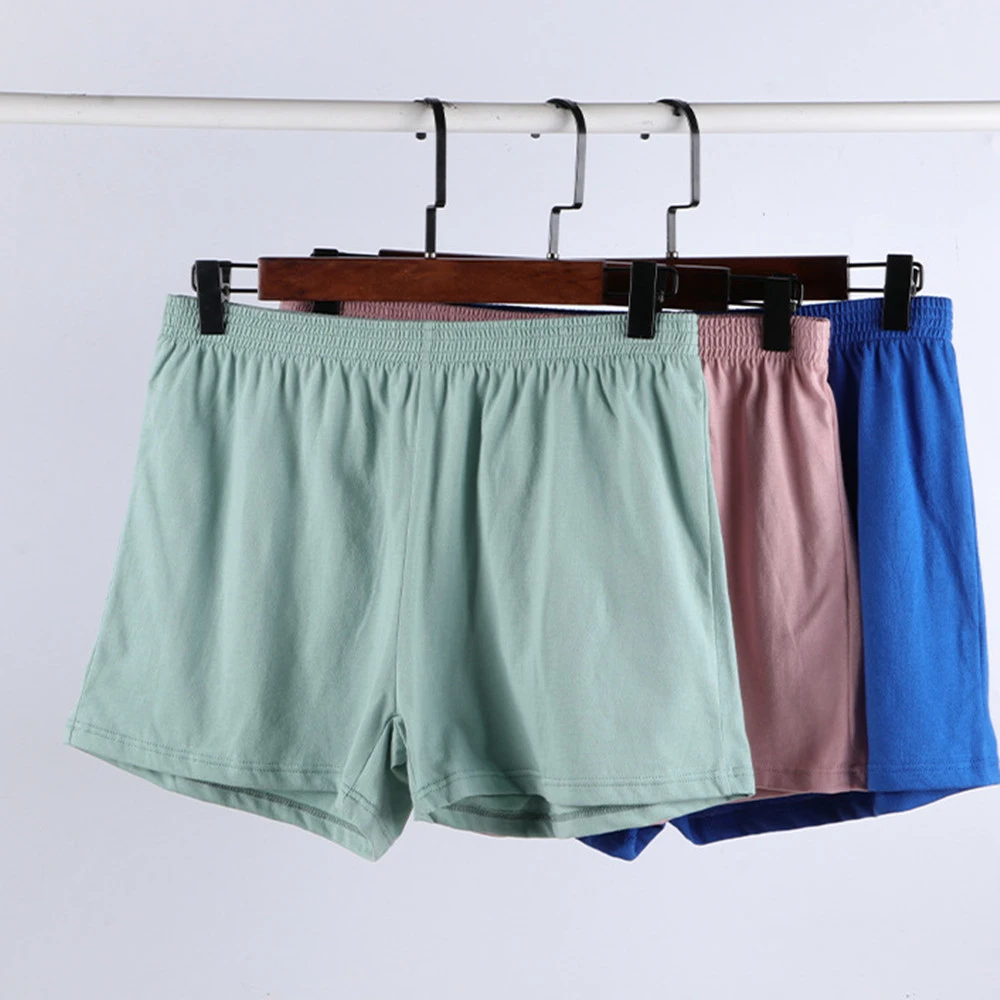 Men's Loose Sports Breathable Solid Color Boxer Shorts