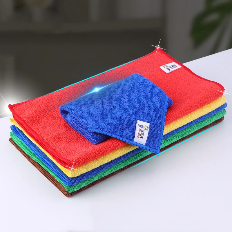 Household Simple Solid Color Fast Absorbent Towel