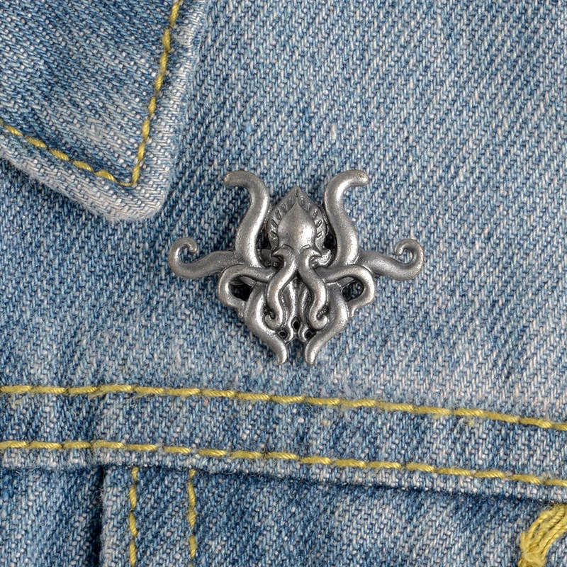 Creative European And American Alloy Octopus Brooch