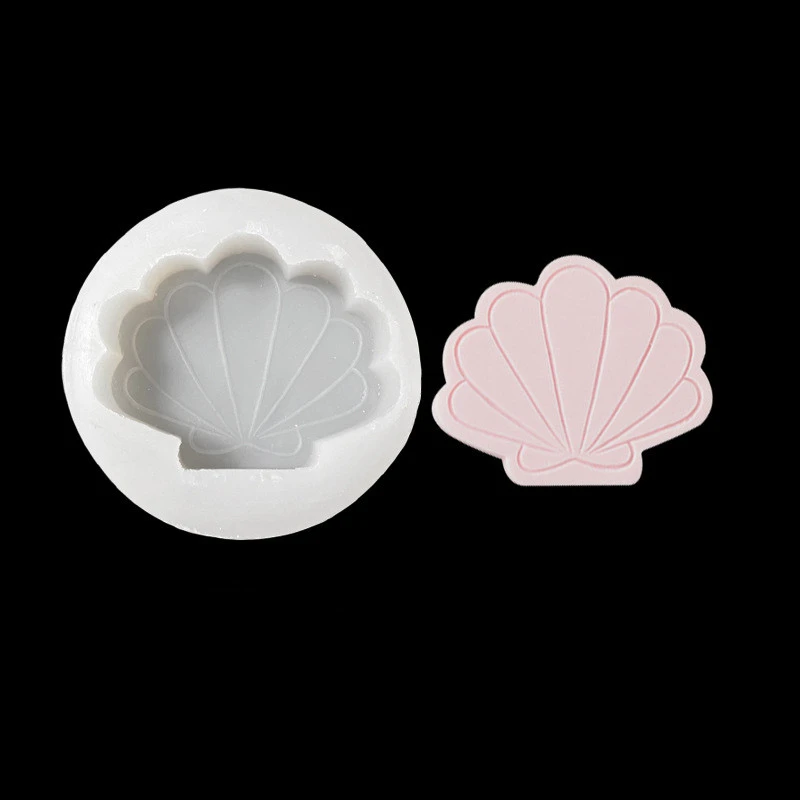 Home Geometric Scallop Fondant Silicone Mold