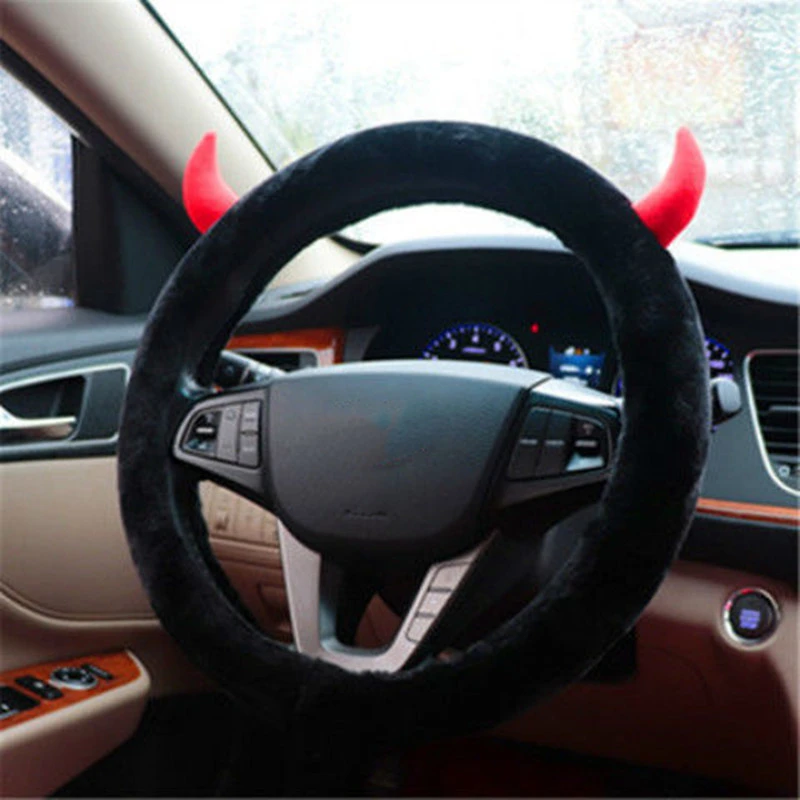 Car Interior Cartoon Steering Wheel Cover