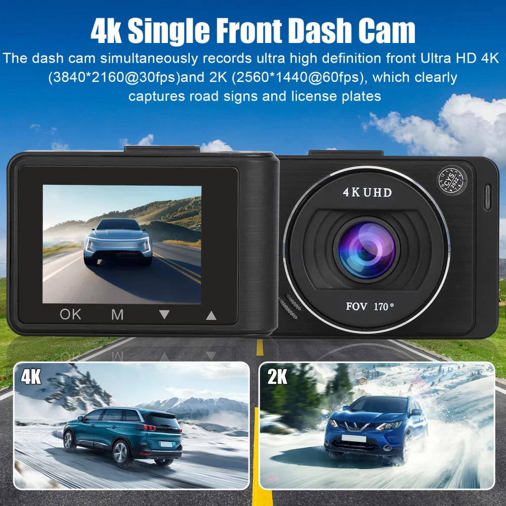 4K HD Night Vision Driving Recorder