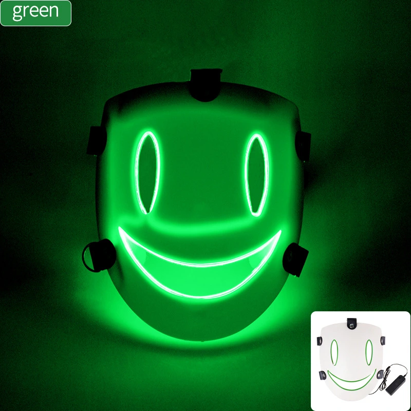 Cosplay Plastic El Cold Light Mask