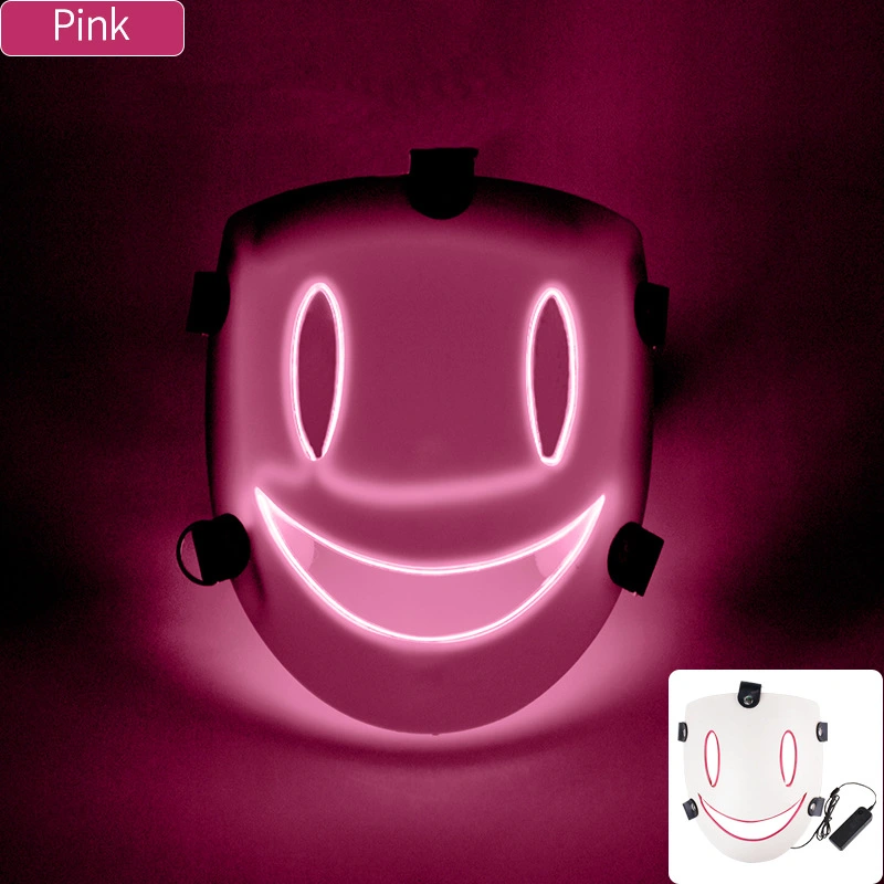 Cosplay Plastic El Cold Light Mask