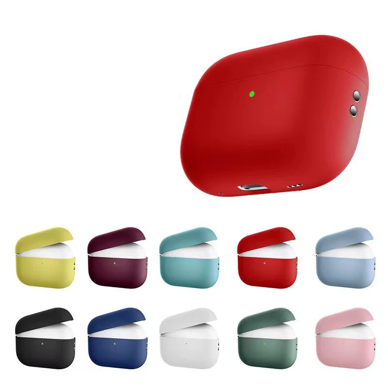 Fashion Simple Solid Color Silicone Bluetooth Earphone Cover