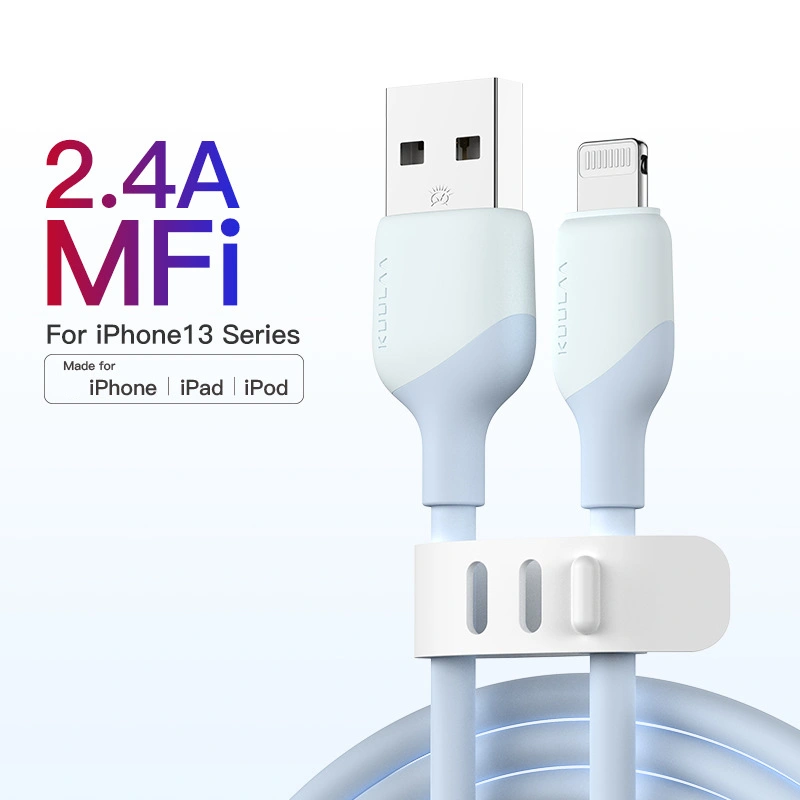 Liquid Silicone Data MFI Applicable IP Charging Cable