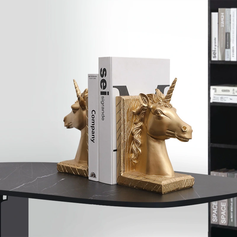 Nordic Light Luxury  Bookend Book Stand By Ornaments